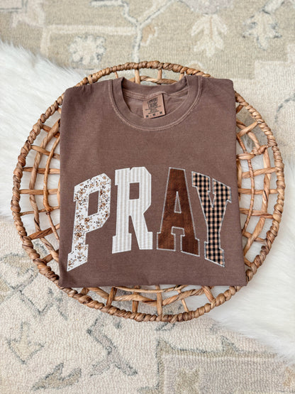 Pray Appliqué Tshirt