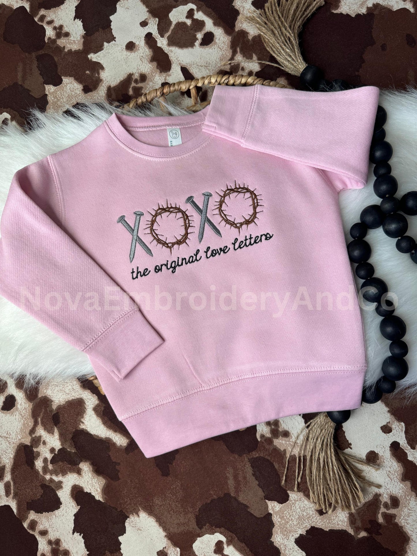 XOXO The Original Love Letters Toddler Sweater
