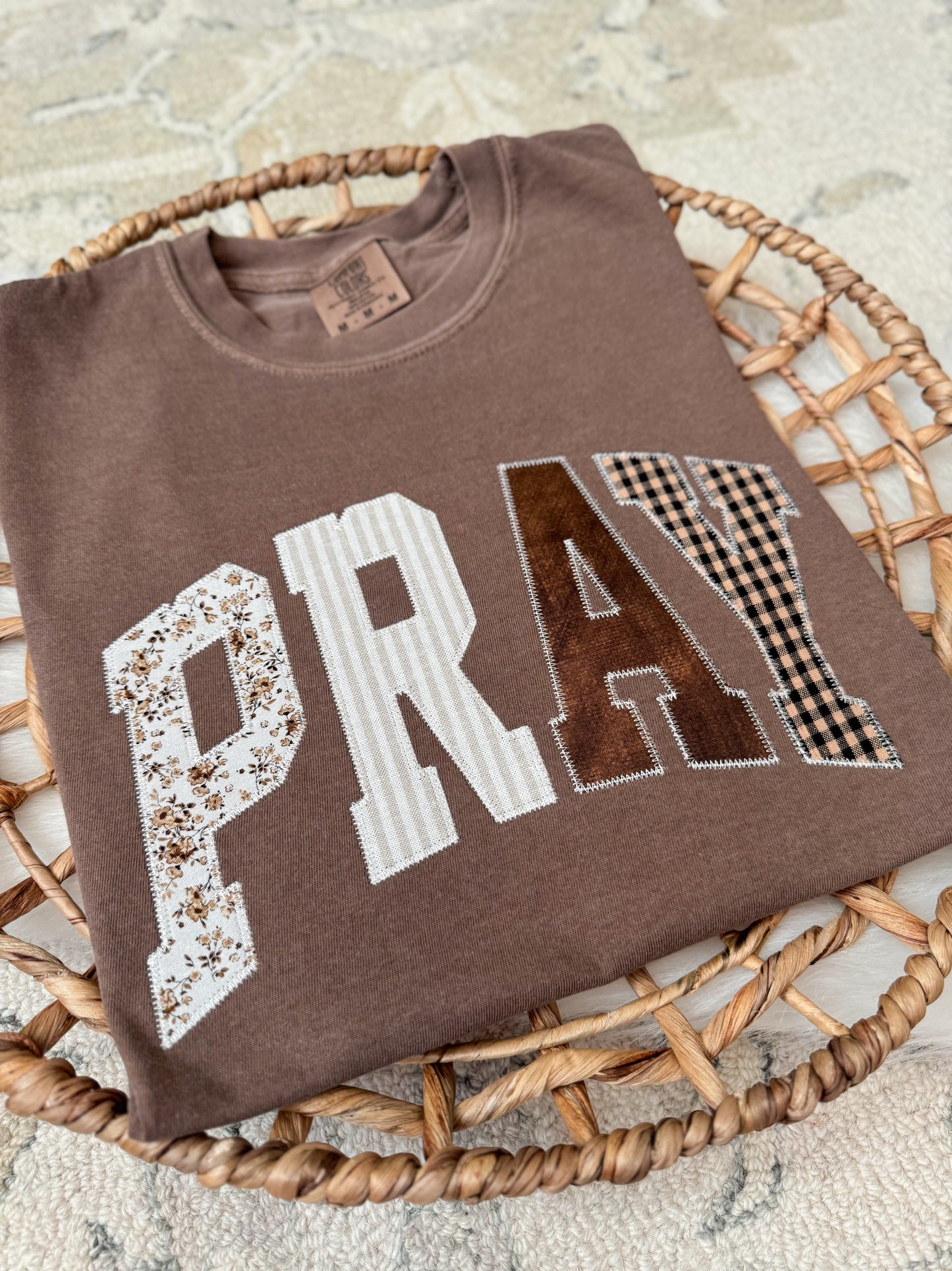 Pray Appliqué Tshirt