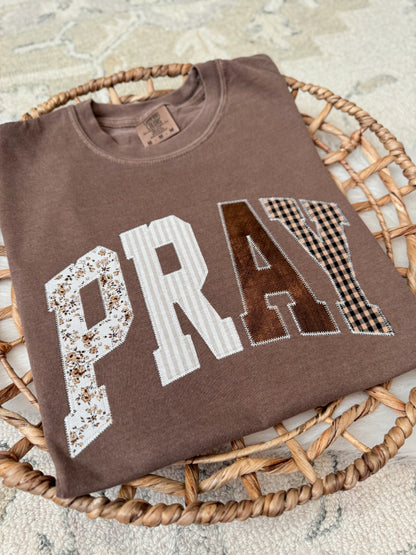 Pray Appliqué Tshirt