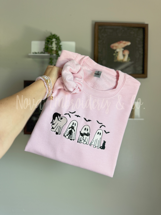 Ghost Cat Sweatshirt & Tshirt