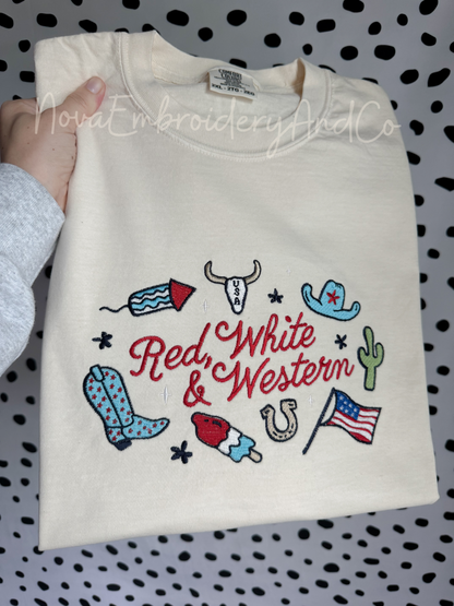 Red White And Western Shirt