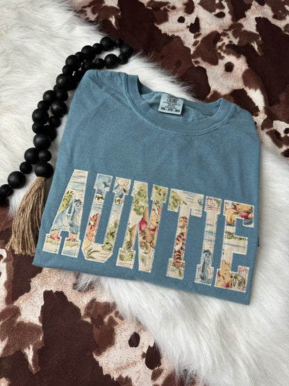 Pooh Bear Mama Appliqué Tee