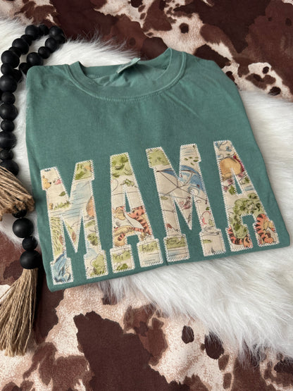 Pooh Bear Mama Appliqué Tee