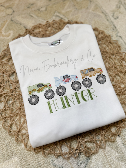 Boys Monster Truck Shirt